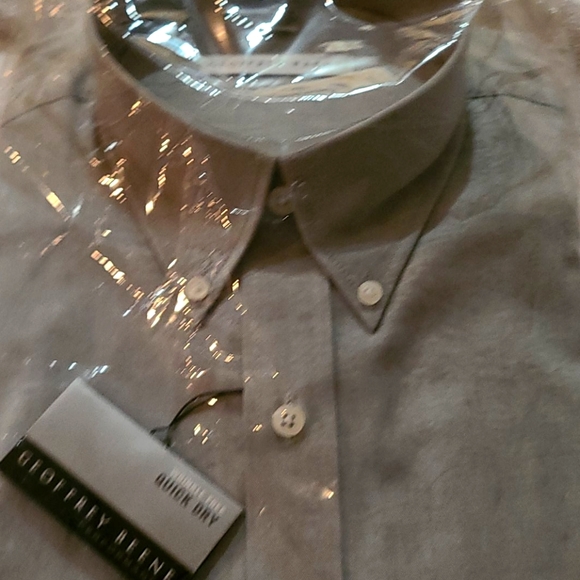 Man's light gray wrinkle free pinpoint oxford - Picture 2 of 4